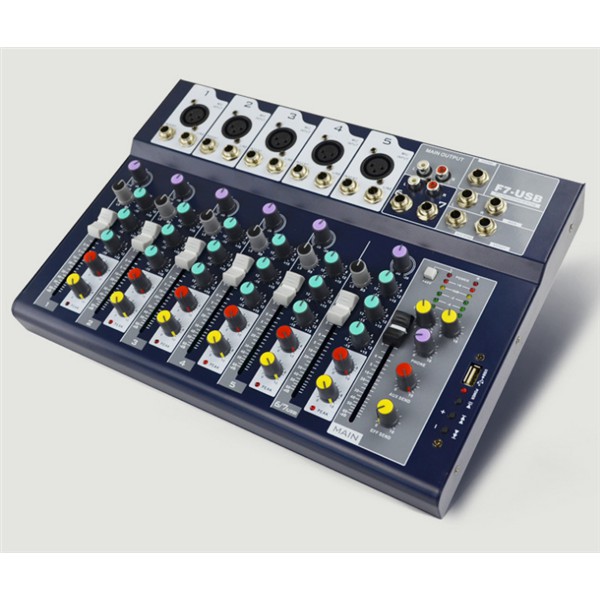 MIXER F7 USB CÓ BLUETOOTH