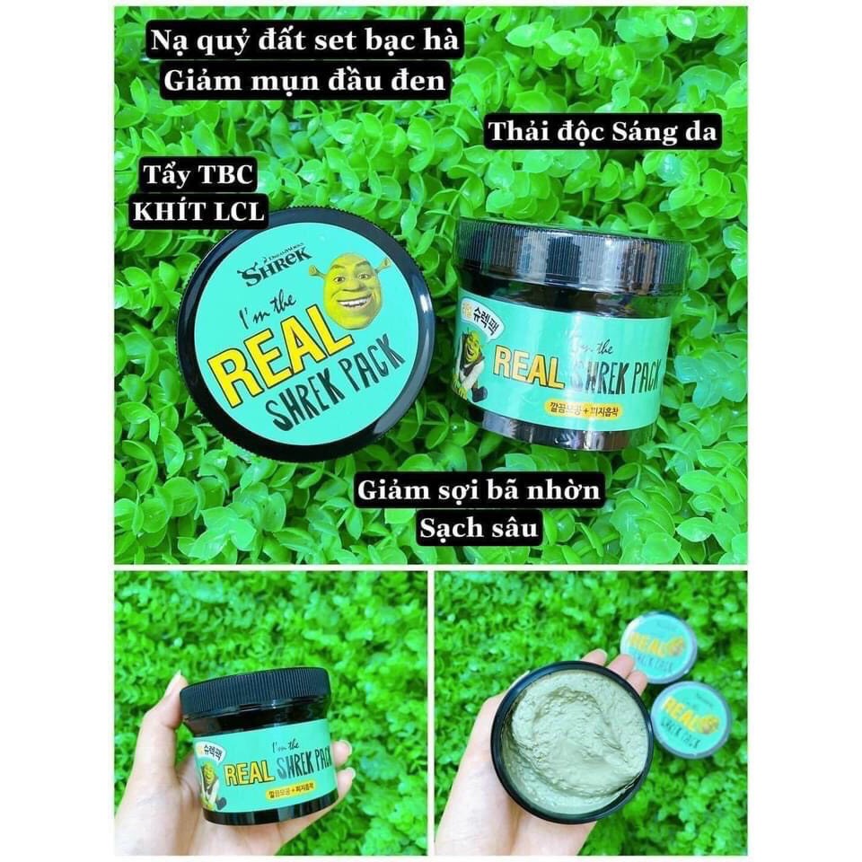 Mặt Nạ Đất Sét Bạc Hà Dreamworks I’m The Real Shrek Pack [eva.angle.boutique]