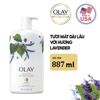 Sữa tắm Olay Body wash Purifying Birch Water & Lavender 887ml thumbnail