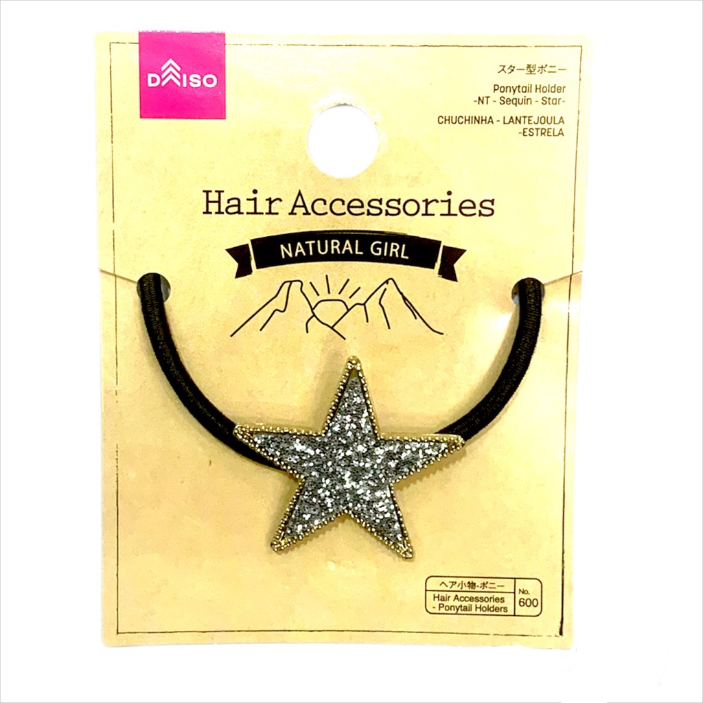 Daiso Cột tóc NT có đính ngôi sao lấp lánh
