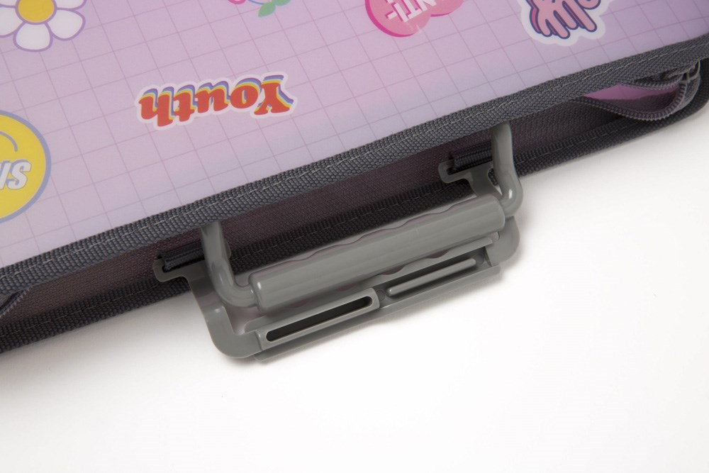 Túi Xách Đựng Tài Liệu ARTBOX Hàn Quốc Kiểu Lưới Màu Tím Cute