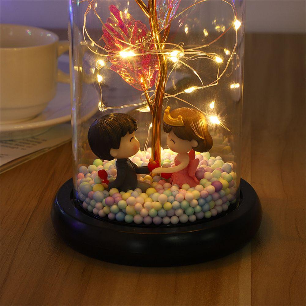 Vỏ Bọc Hộp Sạc Tai Nghe Airpods Hình Chiếc Lá Nhiều Màu Sắc|Dây Đèn Led Hình Bông Hoa Độc Đáo Lãng Mạn