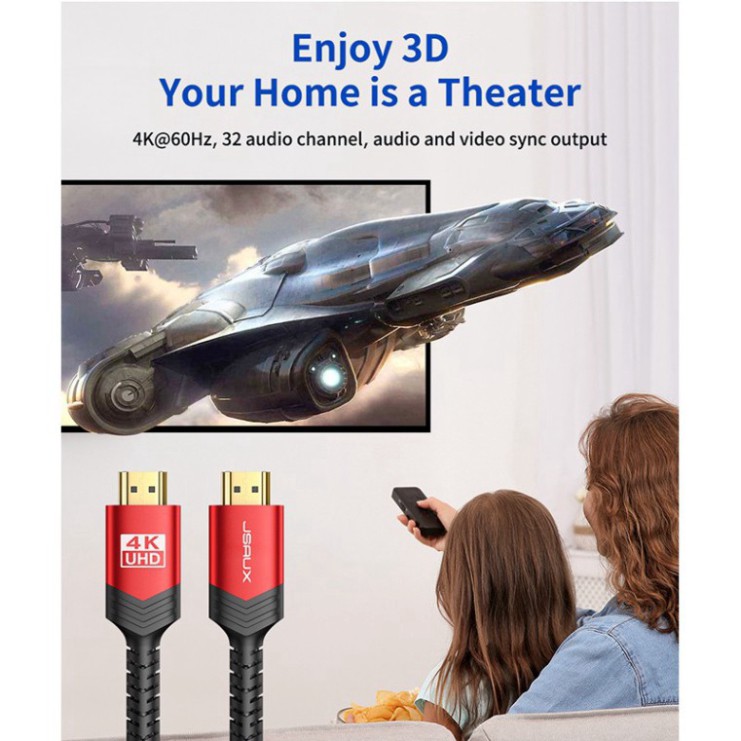 Dây Cáp Hdmi SENNIKO 2.0 Tốc Độ Cao 4k 60hz 18gbps 28awg Hdr 3d 2160p 1080p Tiện Lợi