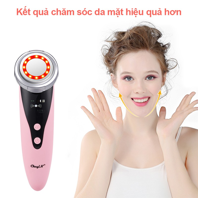 [Mã FMCGMALL - 8% đơn 250K] Máy mát xa CkeyiN làm đẹp cho da mặt 5 chế độ chất lượng cao | BigBuy360 - bigbuy360.vn
