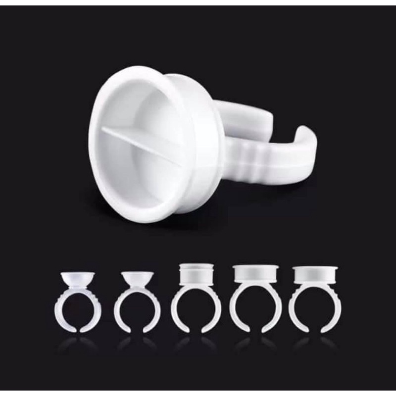 Nhẫn đựng mực xăm_nhẫn đựng keo mi