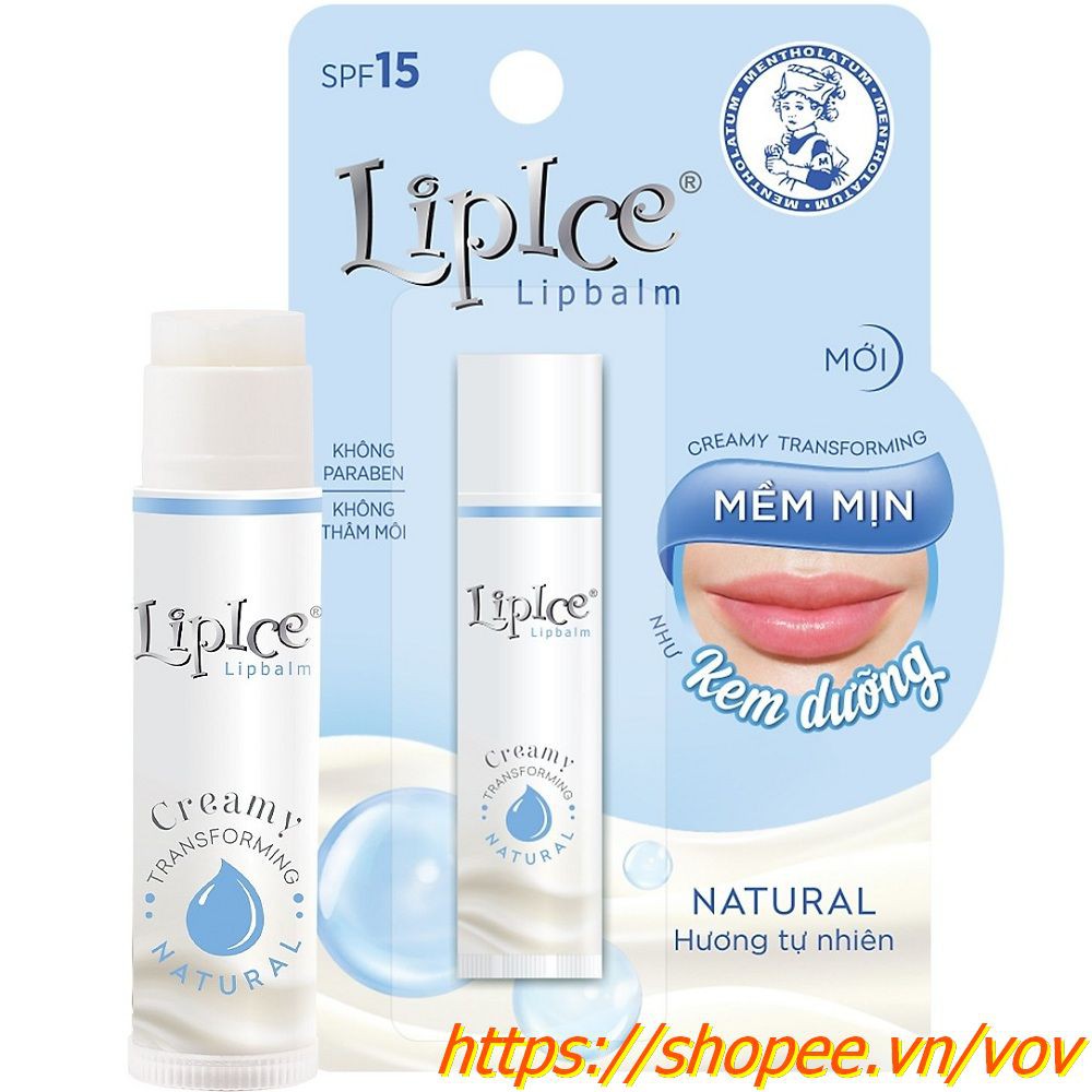 Son Dưỡng Lipice Creamy 4.3g Không Màu Chuyển Kem Mịn