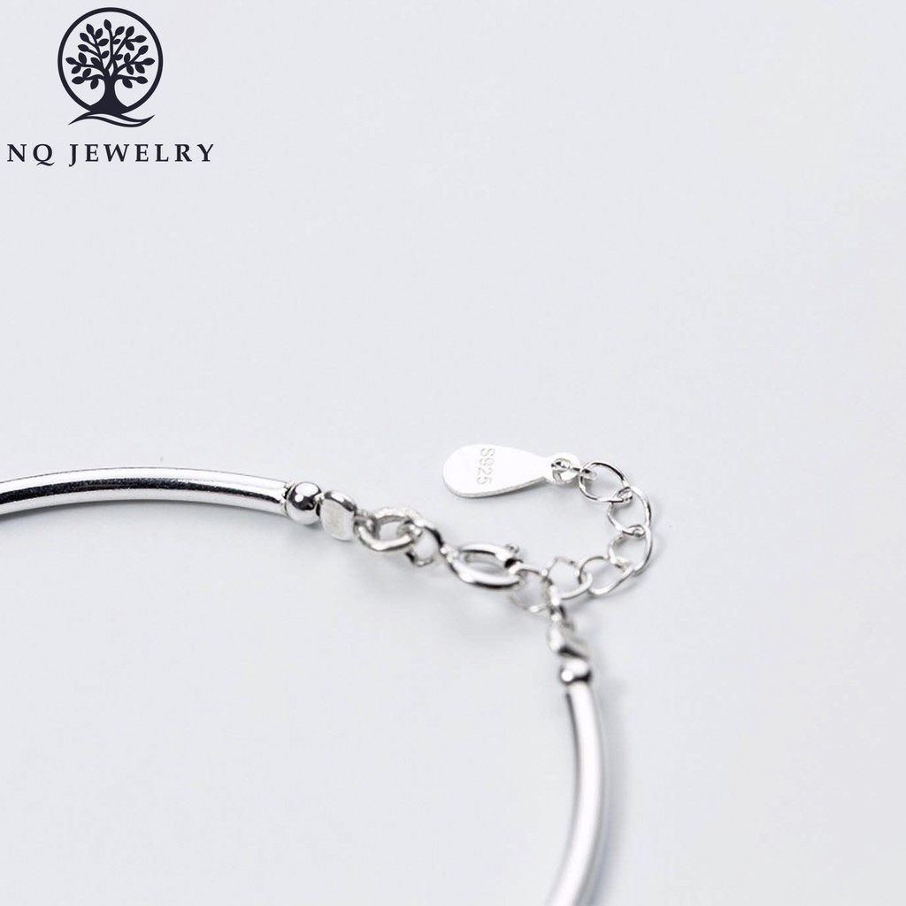 Lắc bạc phối hạt T.A dâu - NQ Jewelry