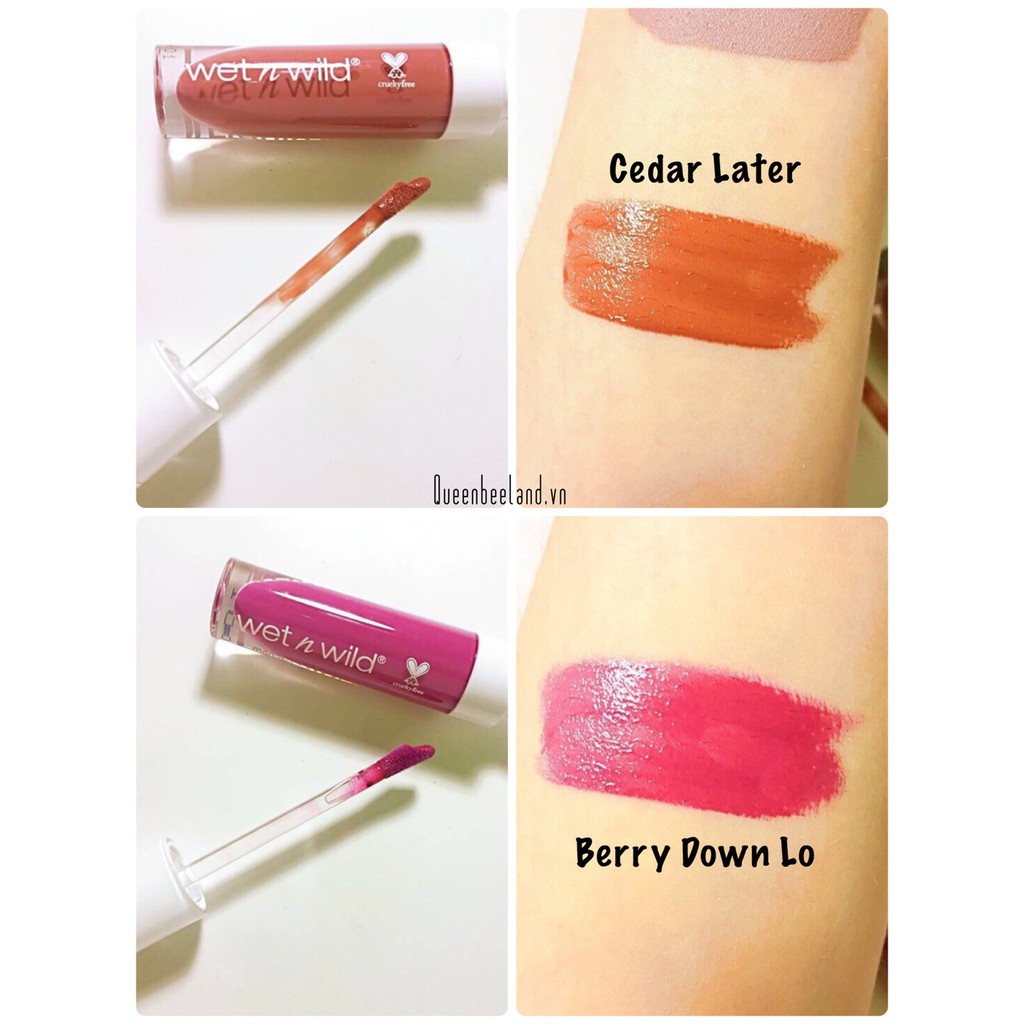 SON BÓNG WET N WILD MEGALAST LIQUID CATSUIT HI-SHINE LIPSTICK