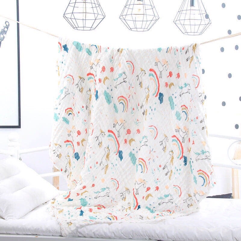 KHĂN TẮM , KHĂN QUẤN XÔ MUSLIN 6 LỚP MỀM MẠI , AN TOÀN CHO BÉ KÍCH THƯỚC 110x110cm