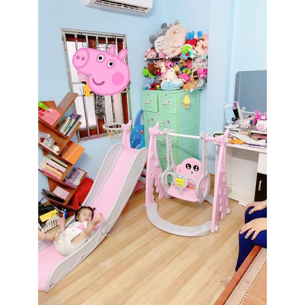 Cầu Trượt Xích Đu Chắc Chắn Loại 1 Cho Bé