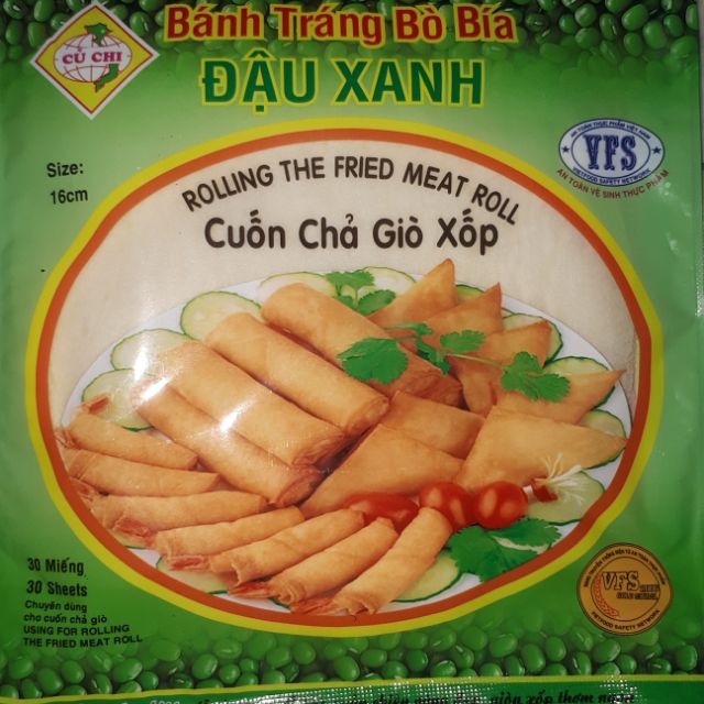 6k có 30 vỏ cuốn Bò bía ngọt, bò bía cuốn chả giò