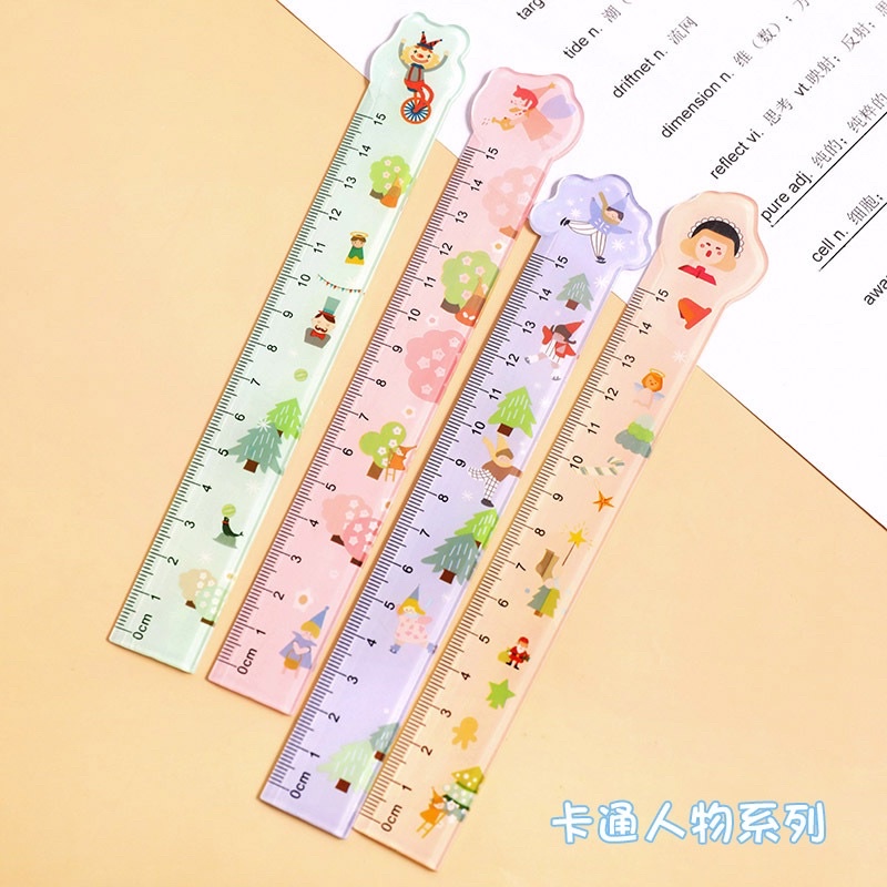 Thước kẻ 15cm hình cute-giao ngẫu nhiên