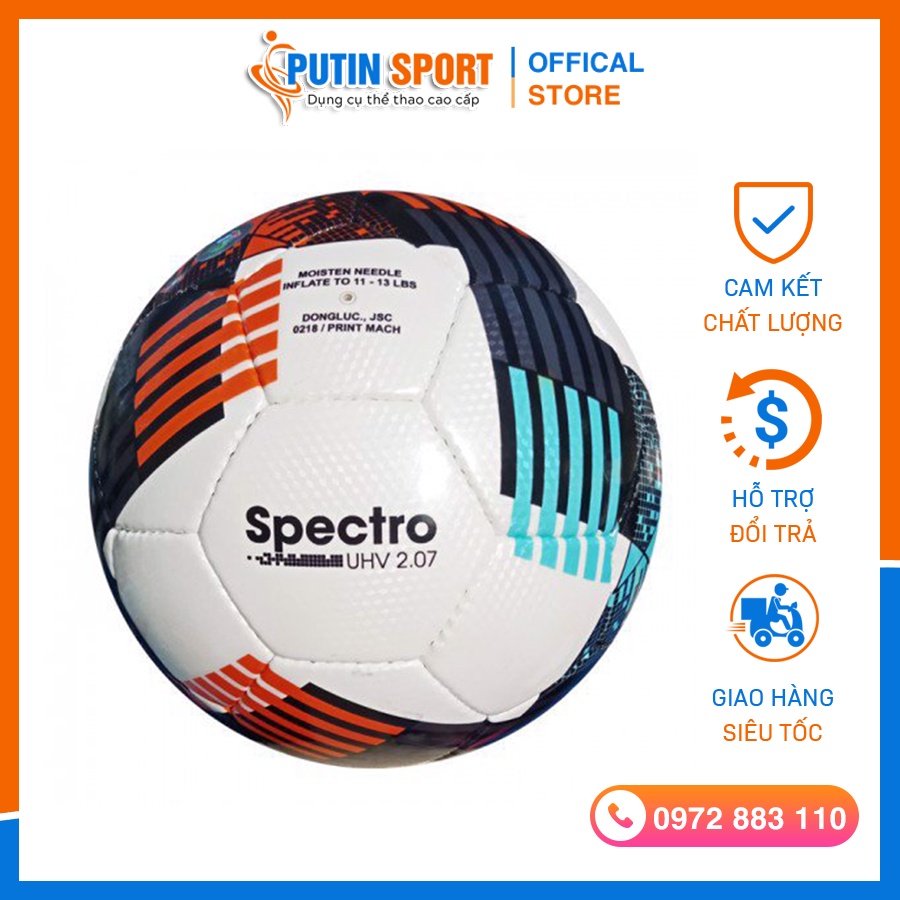 Bóng Đá Động Lực UHV 2.07 Spectro Tiêu Chuẩn FIFA Quality Pro Size Số 5 , Banh đá sân phủi, sân cỏ- Putin Shop