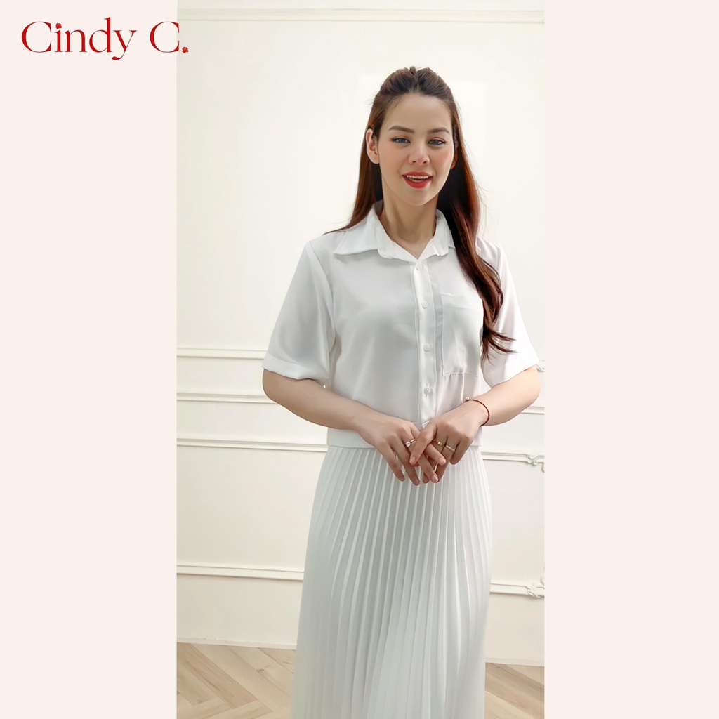 Áo Sơ Mi Tay Ngắn Buzuluk Cindy C Chất Liệu Linen Thanh Lịch 22827