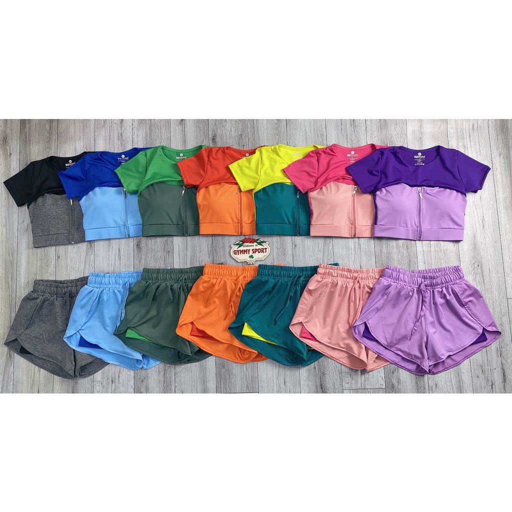 Set Đùi Dây Kéo 2 Lớp Thể Thao HOT TREND ⚡️ HÀNG  XUẤT KHẨU ⚡️ Tập Gym - Yoga - Aerobic