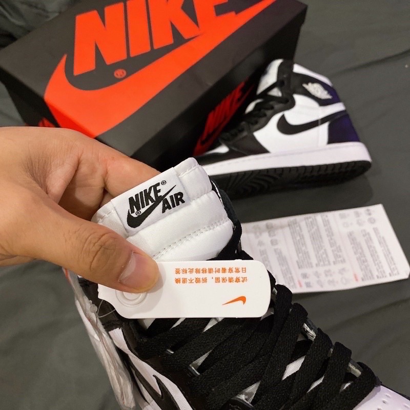 GIÀY J’D1 BLACk WHITE PANDA CỔ CAO SC