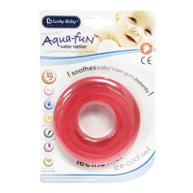 Đồ chơi ngậm nướu cao cấp Aqua Fun Water Teether [Dạng trơn]