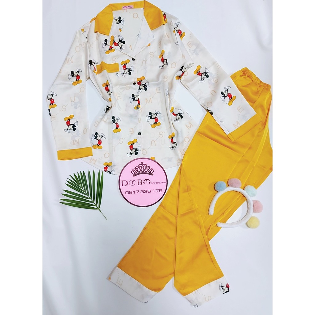 Pijama tay dài thiết kế cao cấp <Nữ hoàng đồ bộ>