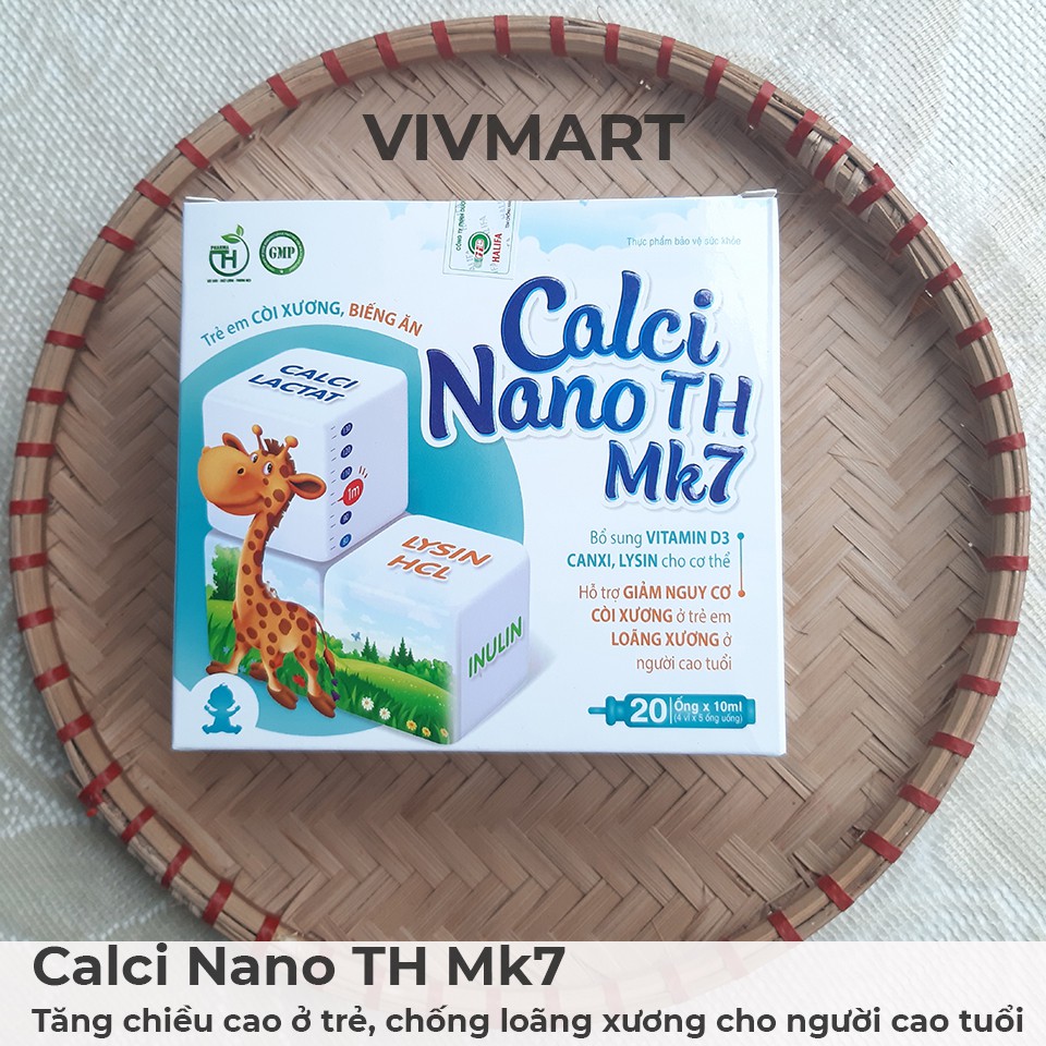 [GIÁ SỈ] CALCI NANO TH MK7- tăng chiều cao, Giảm còi xương ở trẻ, Giảm loãng xương người cao tuổi