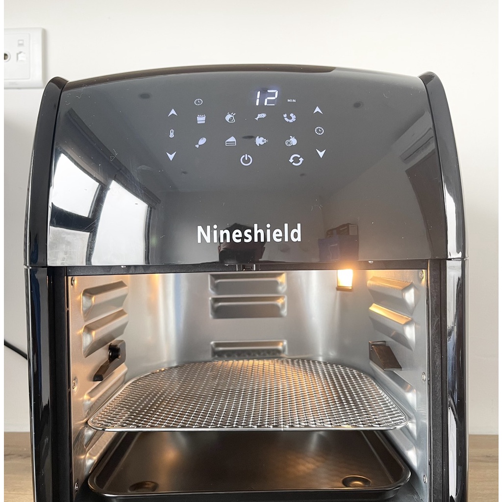 NỒI CHIÊN KHÔNG DẦU NINESHIELD 12.5l KB-1200 CẢM ỨNG ĐIỆN TỬ THÔNG MINH HIỆN ĐẠI