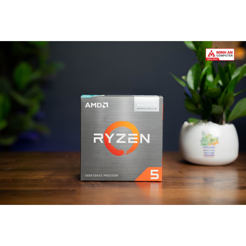 CPU AMD Ryzen 5 5600G (3.9GHz up to 4.4GHz, 6 nhân, 12 luồng, 19MB Cache, 65W) - Socket AM4