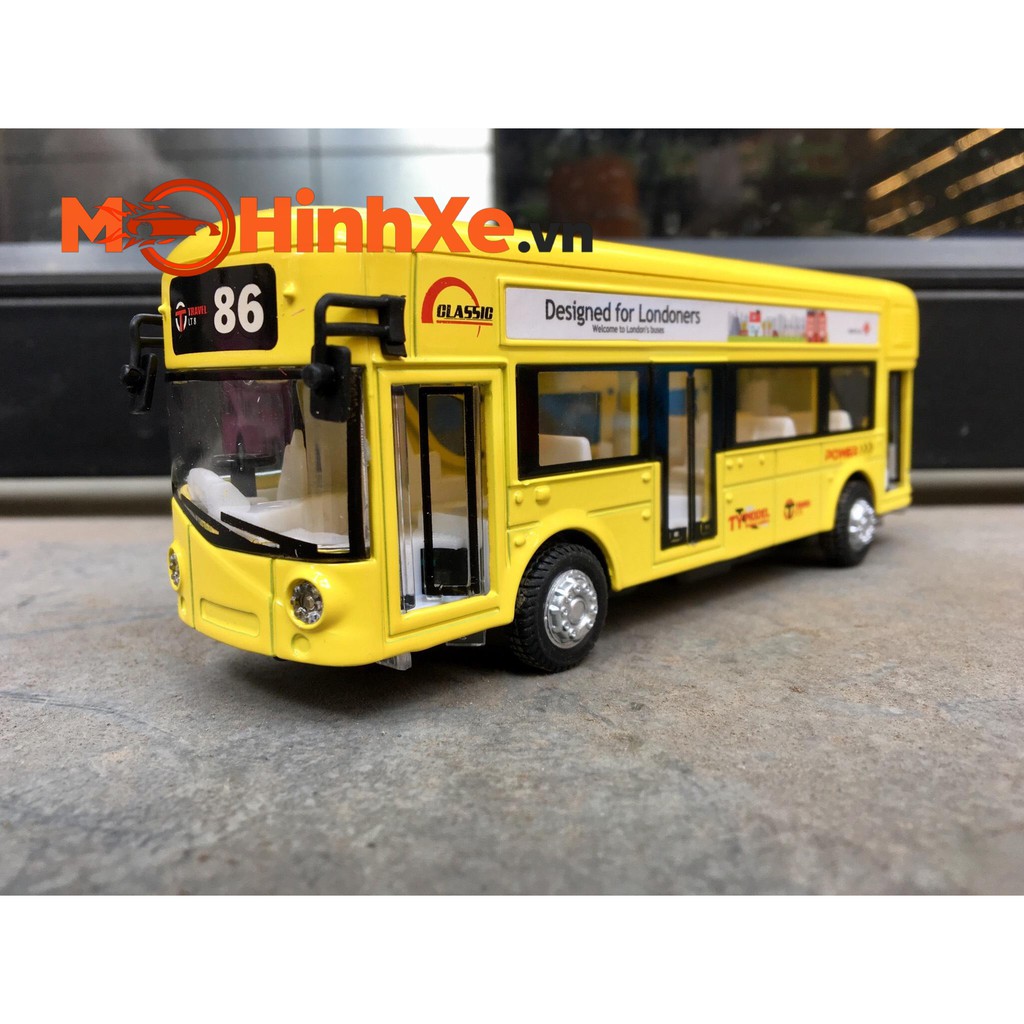 Mô hình xe Xe Bus 2 tầng London No.86 1:36 TY Models