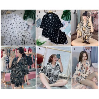 [XÃ MẪU] [40-65kg] Đồ Bộ Lụa Mai Ngô - Quần Đùi Tay Cánh Dơi (P2)