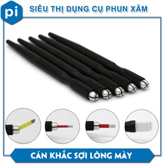 Cán Khắc  Sợi Lông  Mày Màu Đen