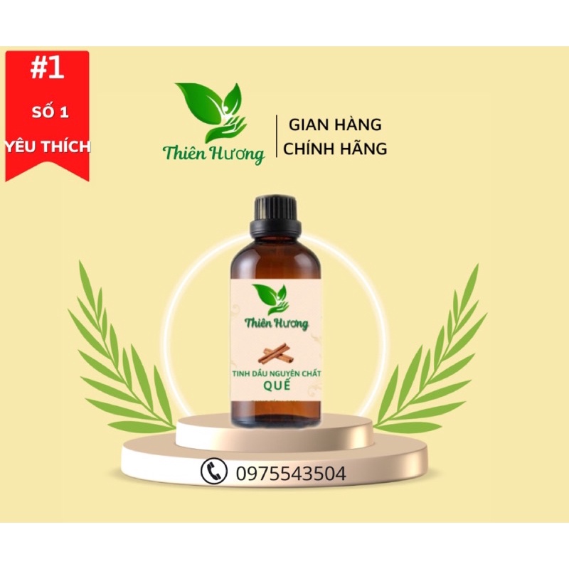 Tinh Dầu Quế nguyên chất (50ml) xông phòng.treo xe.xua đuổi côn trùng