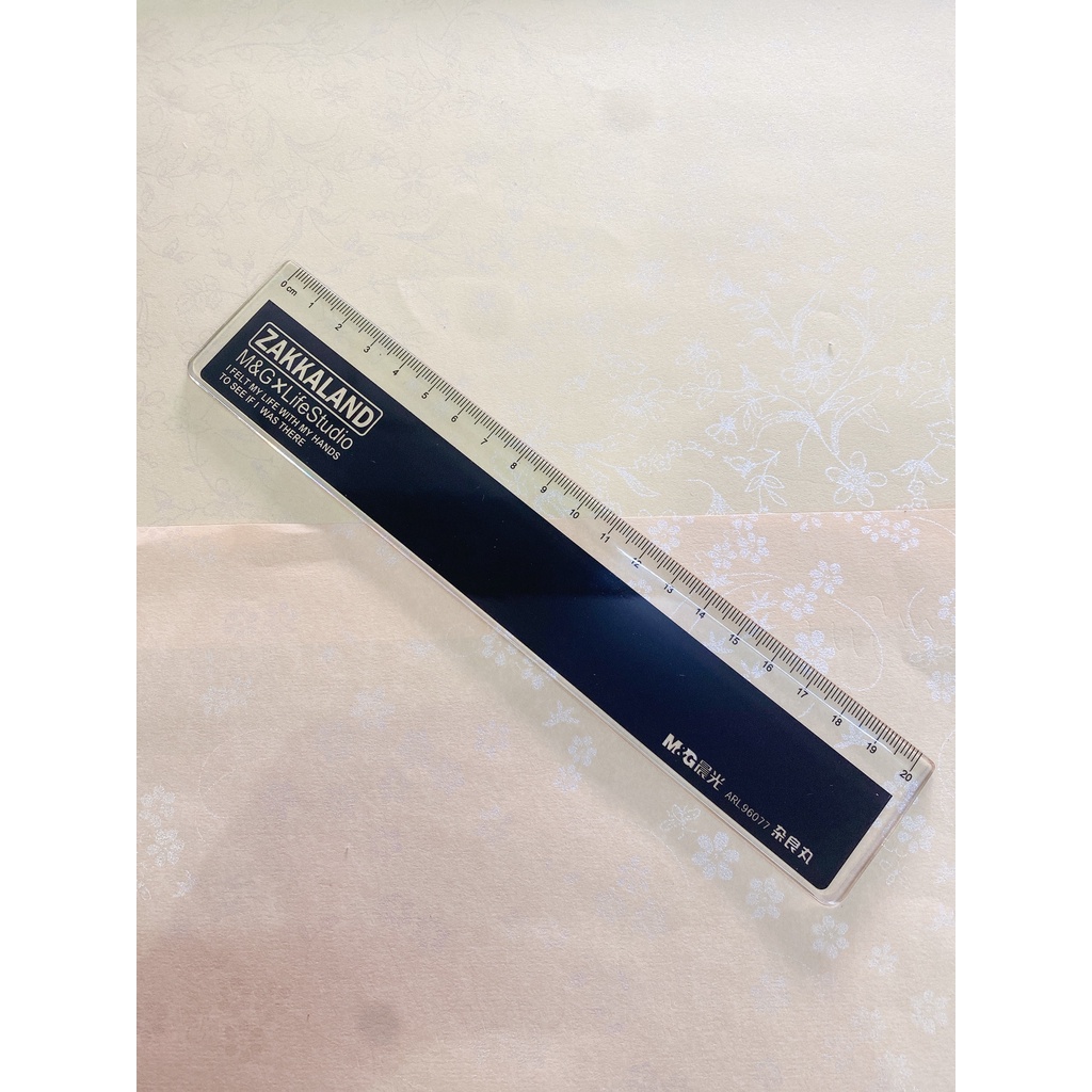 Thước kẻ 15cm bản rộng M&G x Lifestudio Zakha Chọn Nhiều Màu