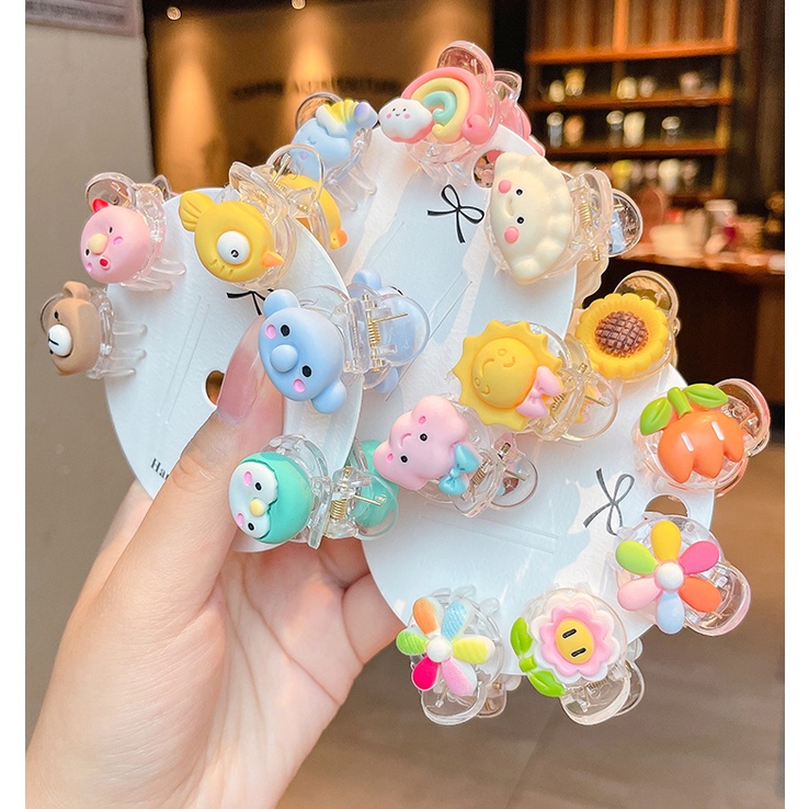 Kẹp Tóc Càng Cua HGVN Size Nhỏ Nhiều Hình Cute Cho Bé