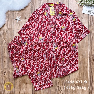 Đồ bộ pijama lụa satin cao cấp bigsize