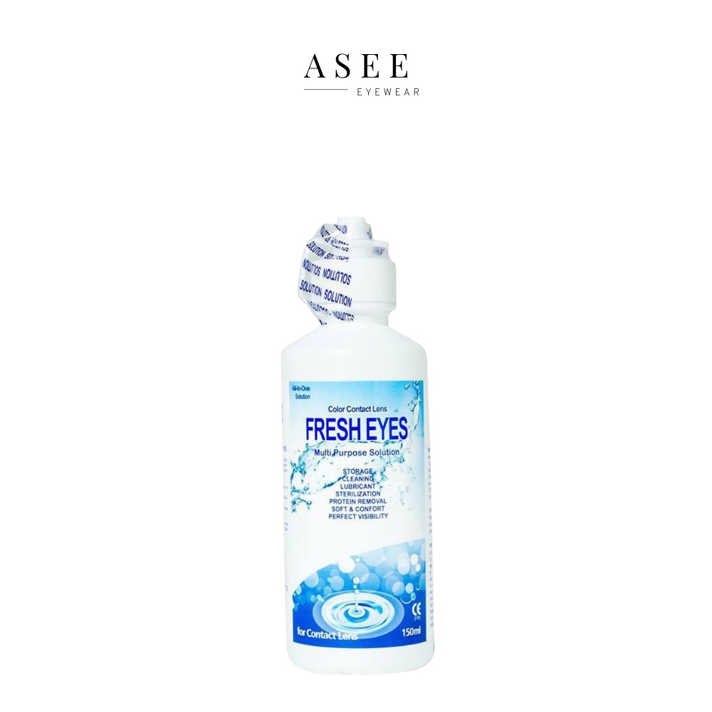 Nước  Ngâm + Nhỏ Mắt Lens Fresh Eye Chính Hãng
