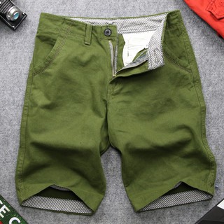 Quần short kaki nam xanh rêu TS182 Tronshop