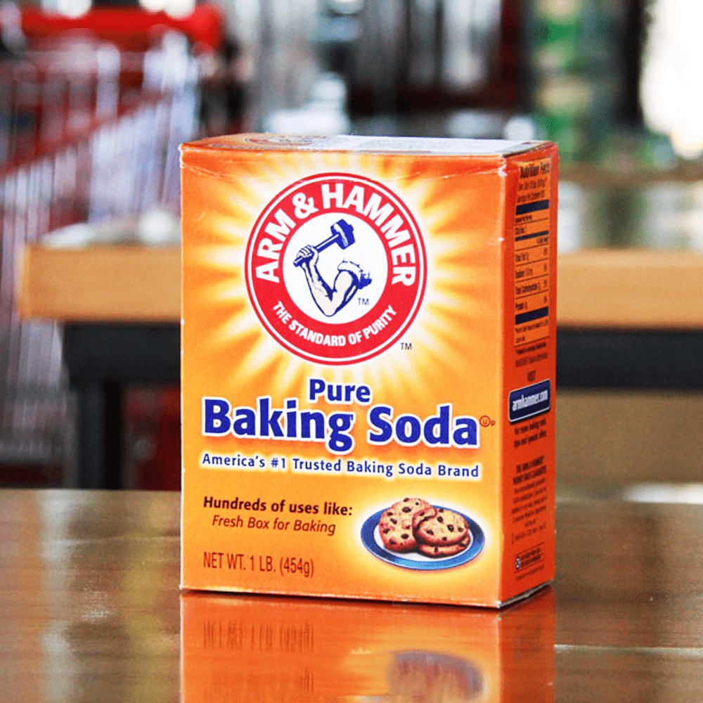 Baking soda đa công dụng bột nở baking soda khử mùi diệt khuẩn tẩy rửa làm bánh chăm sóc da hộp giấy 454g Mỹ