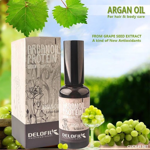 [ DELOFIL ] TINH DẦU DELOFIL ARGAN OIL PHỤC HỒI TÓC HƯ TỔN BÓNG MƯỢT 50ML | BigBuy360 - bigbuy360.vn