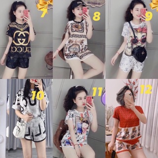 Bộ Đùi thun lạnh 3D Quảng Châu