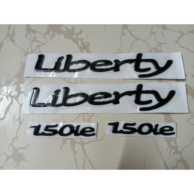 Bộ tem nổi Liberty 150ie màu đen New