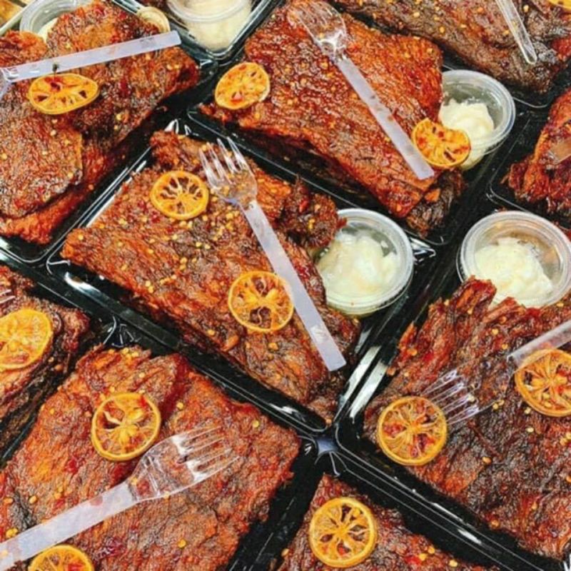 250g khô bò mềm sốt chanh loai1 siêu ngon