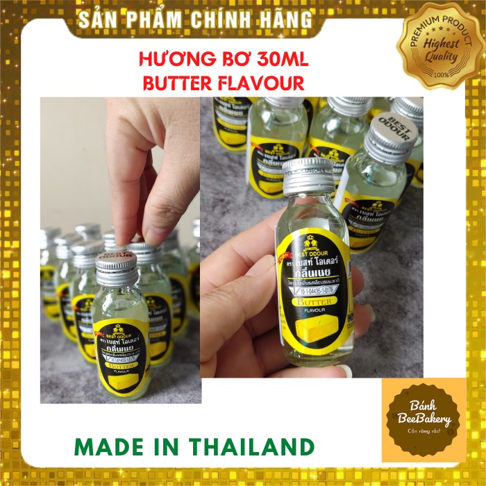 Hương mùi BƠ (BUTTER) Best Odour Thái Lan - Chai 30ml