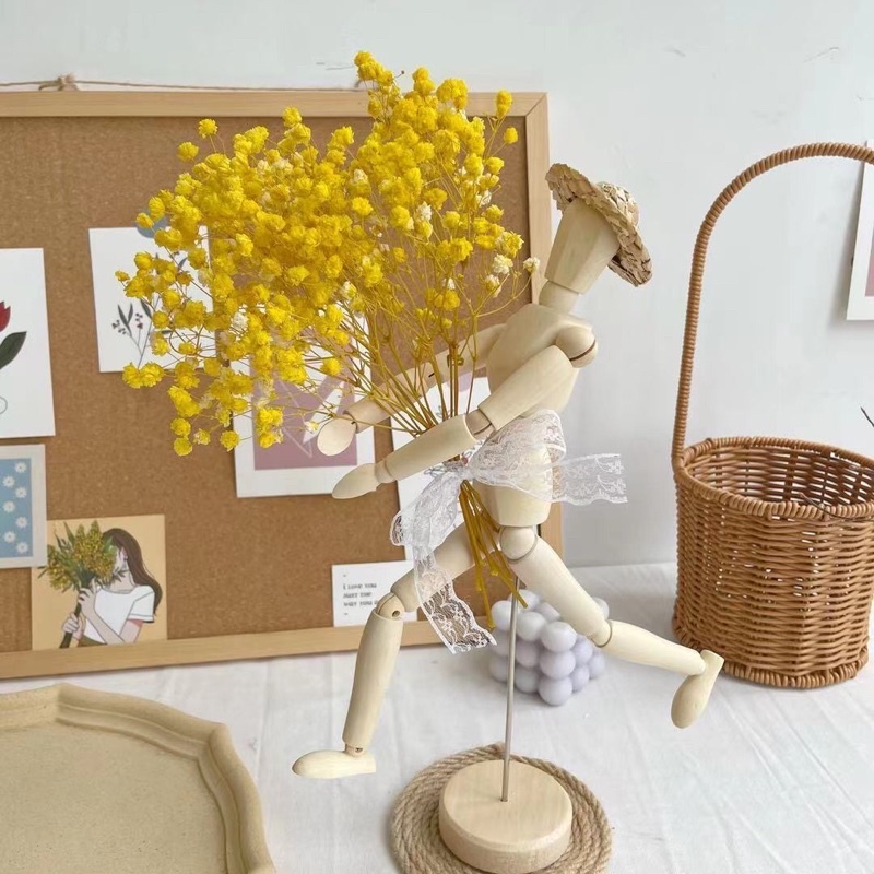Tượng Người Bằng Gỗ Để Bàn Trang Trí Thiết Kế Sáng Tạo Tiện Dụng - CUNSDECOR