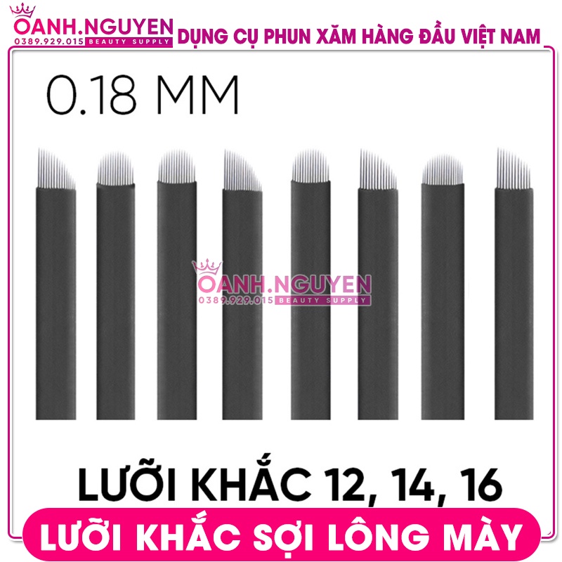 Lưỡi Khắc Sợi Lông Mày