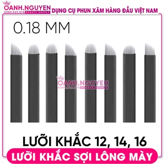 Lưỡi Khắc Sợi Lông Mày