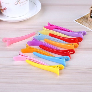 Kẹp tóc nhựa mỏ vịt màu trơn