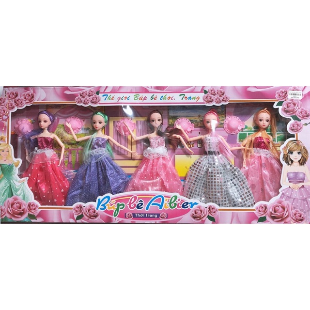 Búp bê Barbie 💖𝑭𝑹𝑬𝑬𝑺𝑯𝑰𝑷💖  Cô dâu - Công chúa - Đồ chơi cho bé