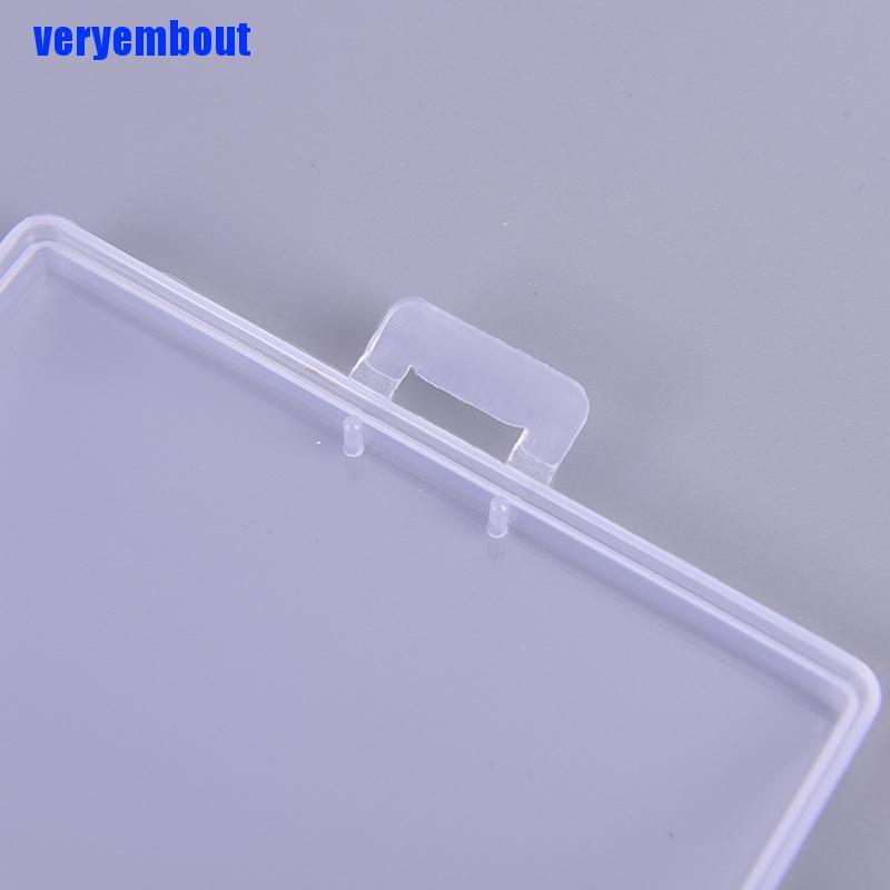Set 2 Hộp Nhựa Trong Suốt Đựng Thẻ Bài Tiện Dụng