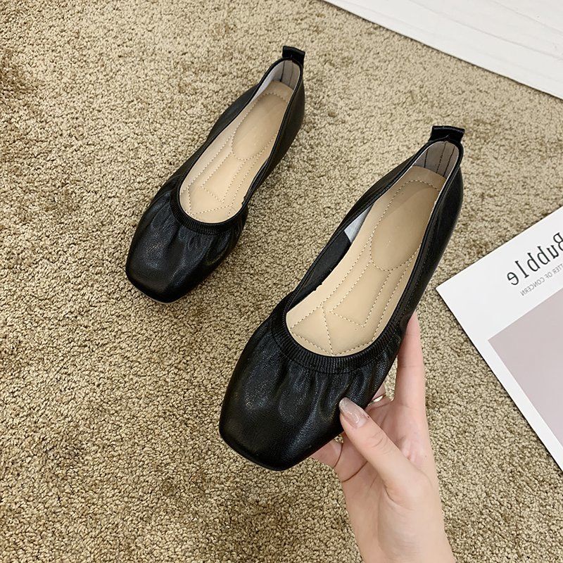 Giày Búp Bê Da Mềm Đế Bằng Siêu Mềm Thời Trang Xuân Thu Cho Nữ Size 35-40 6
