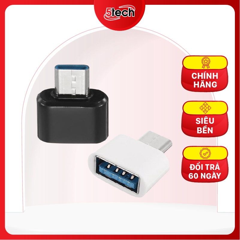 Cổng chuyển đổi OTG, đầu chuyển đổi OTG chân usb đầu Type C, Micro, Lighting dùng cho điện thoại, chuột, bàn phím