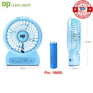 Quạt sạc mini DP-1423c