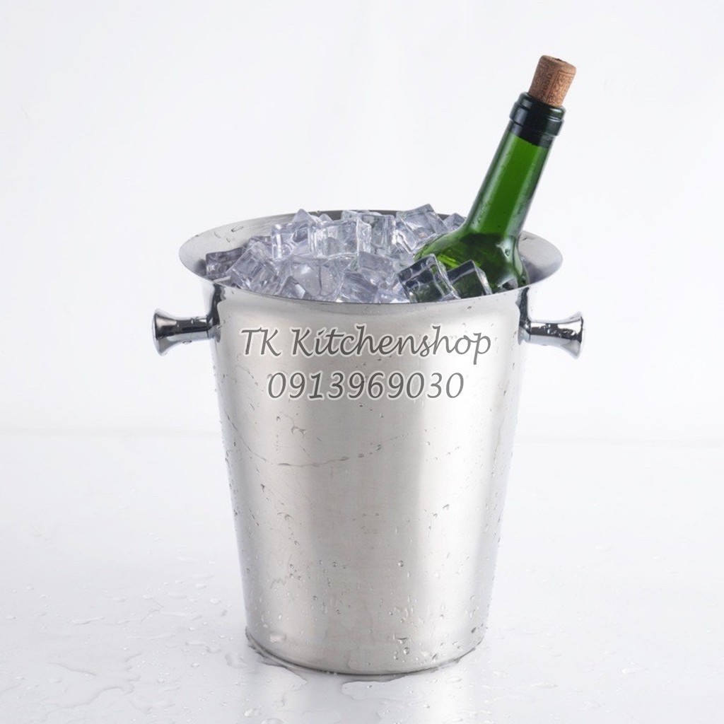 Mua Xô ngâm rượu vang inox / Xô inox 304 ướp lạnh rượu vang (loe miệng ...